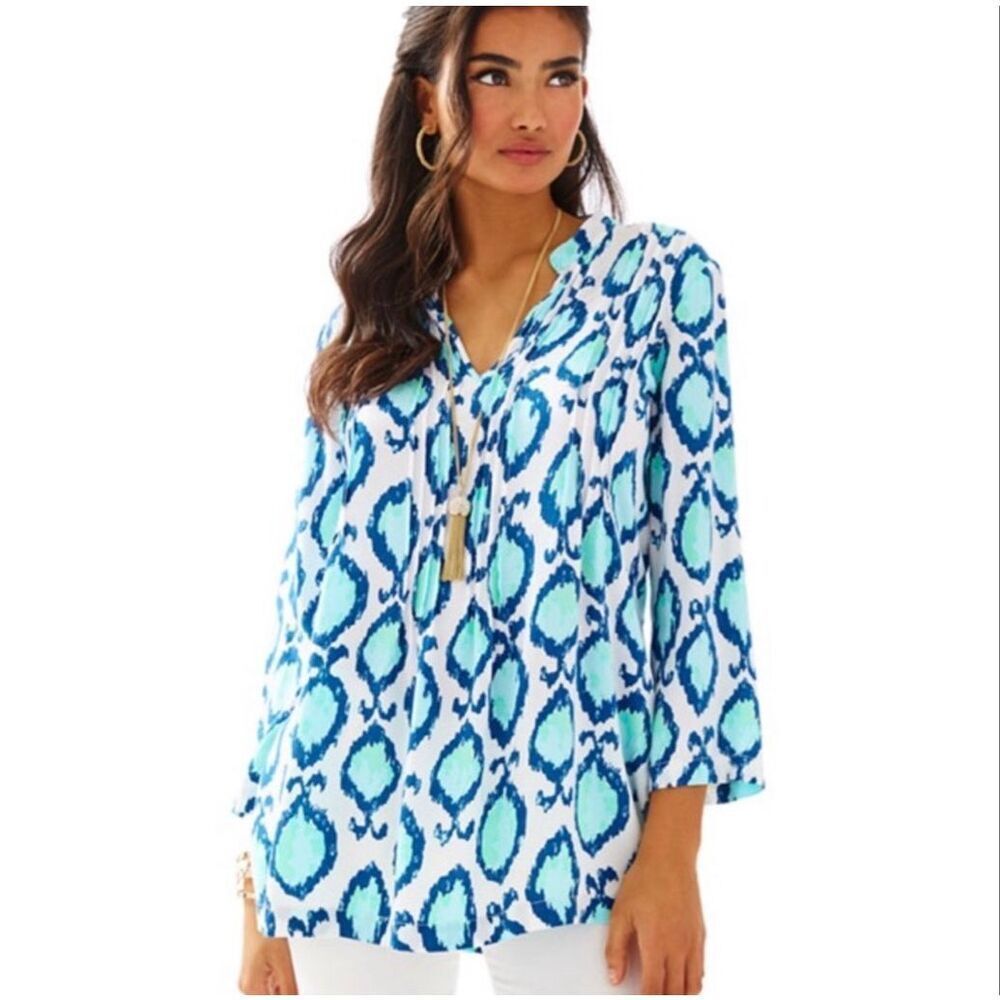 Lilly Pulitzer Sarasota Tunic Hook You In XL